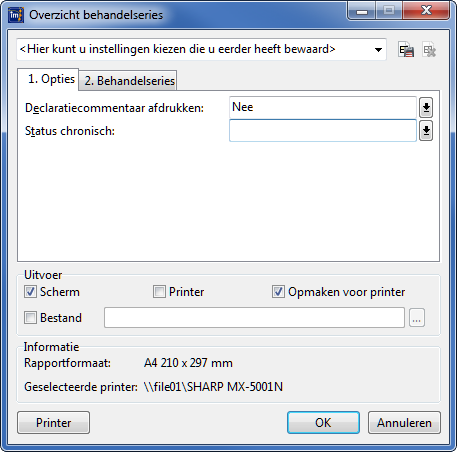 overzicht behandelseries