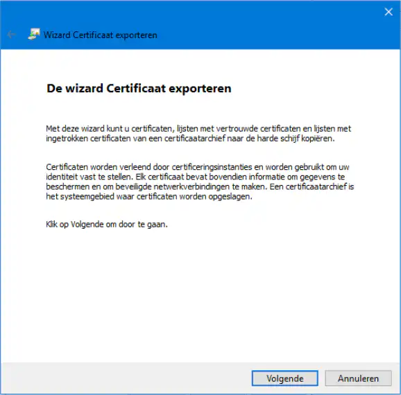 Vecozo certificaat invoegen stap 4