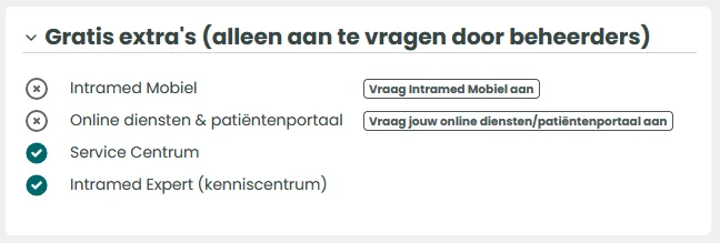Thumbnail Extra's aanvragen