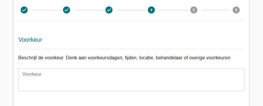 Patiëntportaal vrij veld