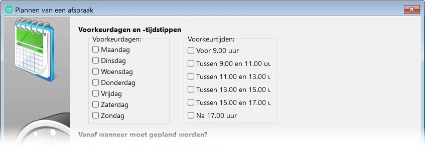 Wijziging aanmelding via patiëntportaal 2