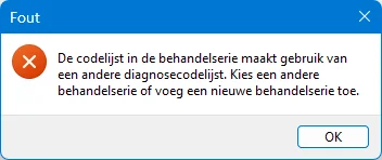Voorbeeld foutmelding