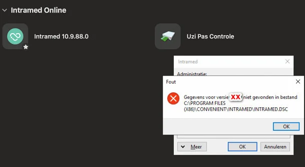 Mac gebruiker en er is een nieuwe versie beschikbaar, dan krijg je deze fout te zien