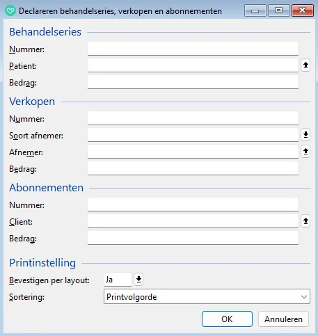 in dit venster kun je keuze's maken
