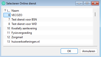 Certificaat Online dienst toevoegen