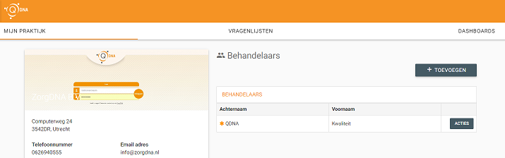 wachtwoord website qdna