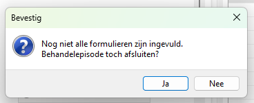 formulier is nog niet alles ingevuld