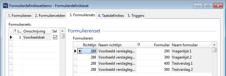 meerdere formulieren toegevoegd