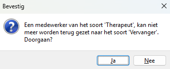 de melding die je krijgt bij het omzetten