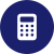 Boekhouden blauw (Calculator)